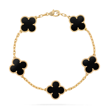 VCARA41300 - Vintage Alhambra bracelet, 5 motifs