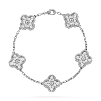 VCARA41500 - Vintage Alhambra bracelet, 5 motifs