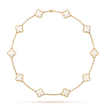 VCARA42800 - Vintage Alhambra necklace, 10 motifs