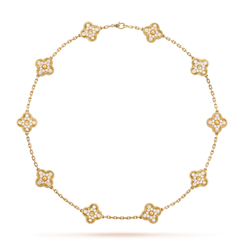 VCARA42300 - Vintage Alhambra necklace, 10 motifs