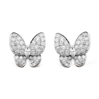 VCARB82900 - Two Butterfly earrings