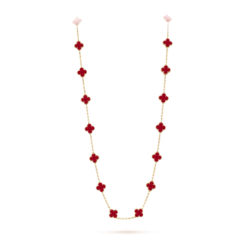 VCARD39800 - Vintage Alhambra long necklace, 20 motifs