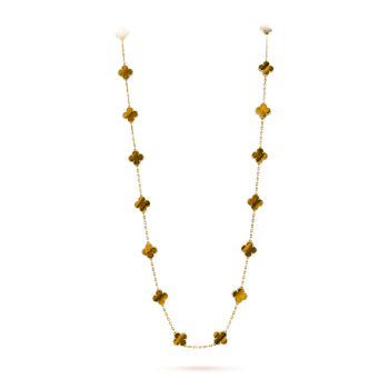 VCARD39900 - Vintage Alhambra long necklace, 20 motifs