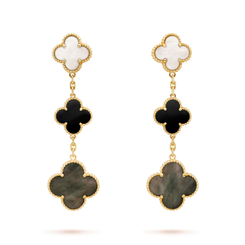 VCARD79000 - Magic Alhambra earrings, 3 motifs