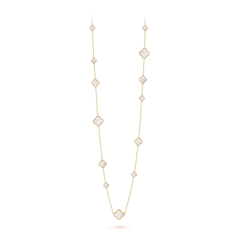 VCARD79300 - Magic Alhambra long necklace, 16 motifs