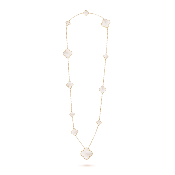 VCARD79500 - Magic Alhambra long necklace, 11 motifs