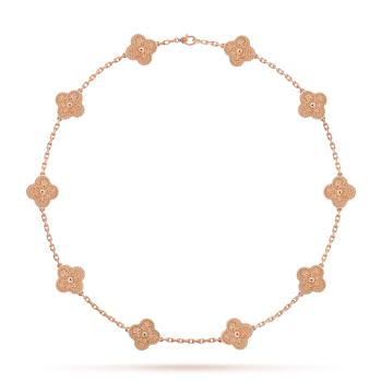 VCARN9T100 - Vintage Alhambra necklace, 10 motifs