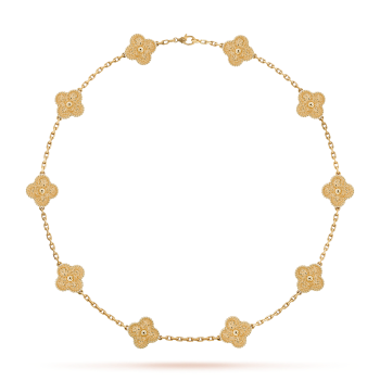 VCARO1ID00 - Vintage Alhambra necklace, 10 motifs