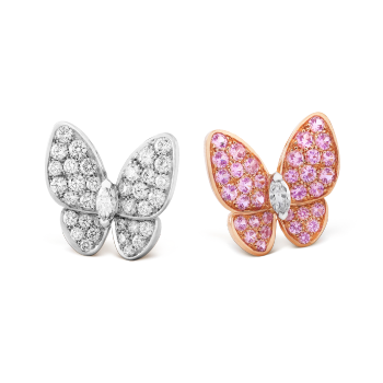 VCARO3M600 - Two Butterfly earrings