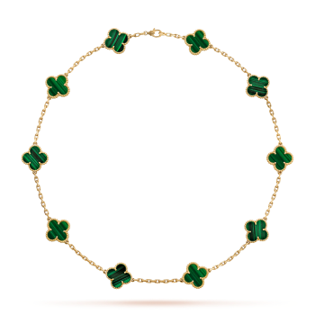 VCARO3QJ00 - Vintage Alhambra necklace, 10 motifs