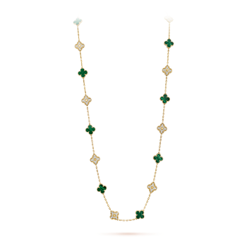 VCARO7GP00 - Vintage Alhambra long necklace, 20 motifs