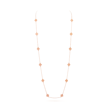 VCARO8DG00 - Sweet Alhambra long necklace, 16 motifs