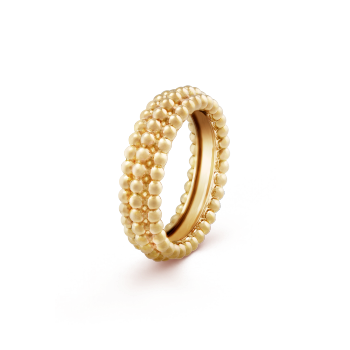 VCARP0X800 - Perlée pearls of gold ring, 3 rows