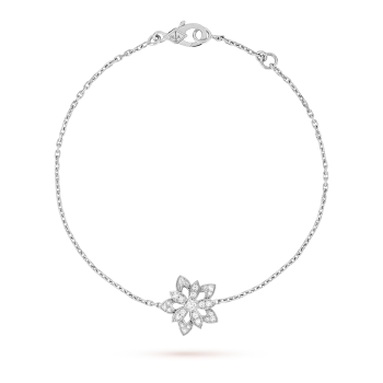 VCARP1AB00 - Lotus openwork bracelet mini model