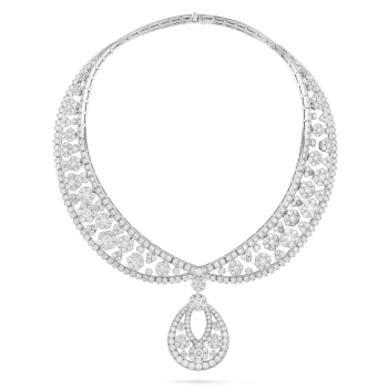 VCARP39300 - Snowflake collerette transformable necklace