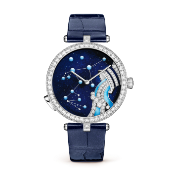 VCARO8TV00 - Lady Arpels Zodiaque Lumineux Aquarii (Aquarius) watch