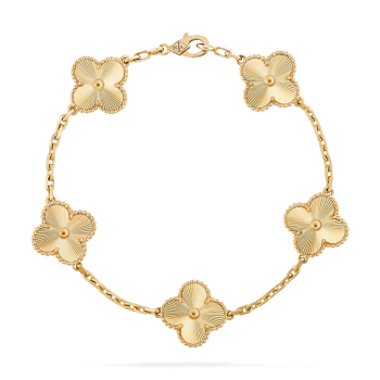 VCARP3JK00 - Vintage Alhambra bracelet, 5 motifs