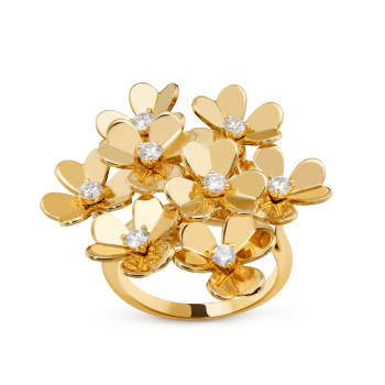 VCARB67700 - Frivole ring, 8 flowers