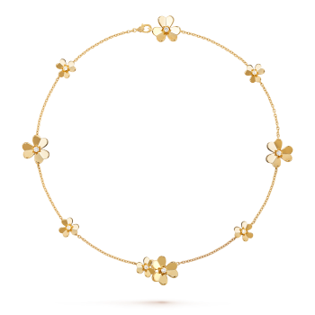 VCARD31500 - Frivole necklace, 9 flowers