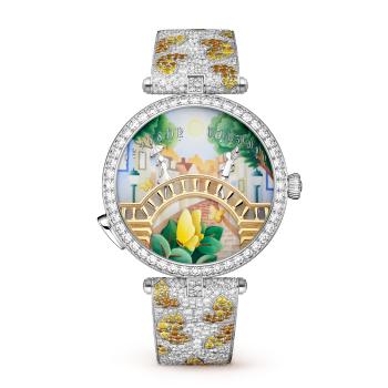 VCARO8U100 - Lady Arpels Pont des Amoureux Été watch