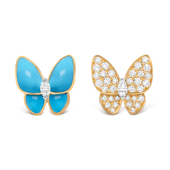 VCARP7US00 - Two Butterfly earrings