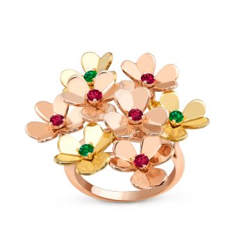 VCARP7SE00 - Frivole ring, 8 flowers