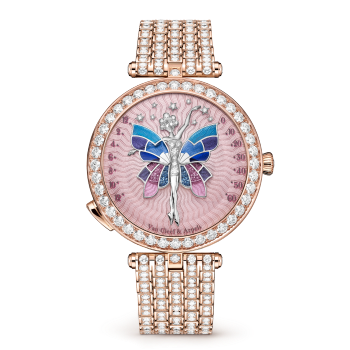 VCARPBES00 - Lady Arpels  Ballerine Enchantée Or Rose watch