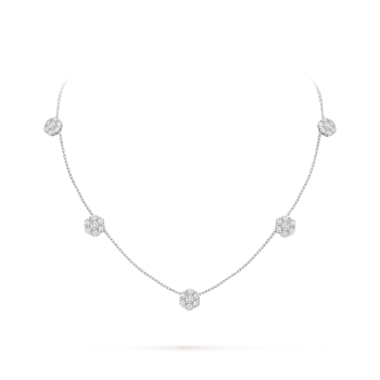 VCARP9VC00 - Fleurette necklace, 5 flowers