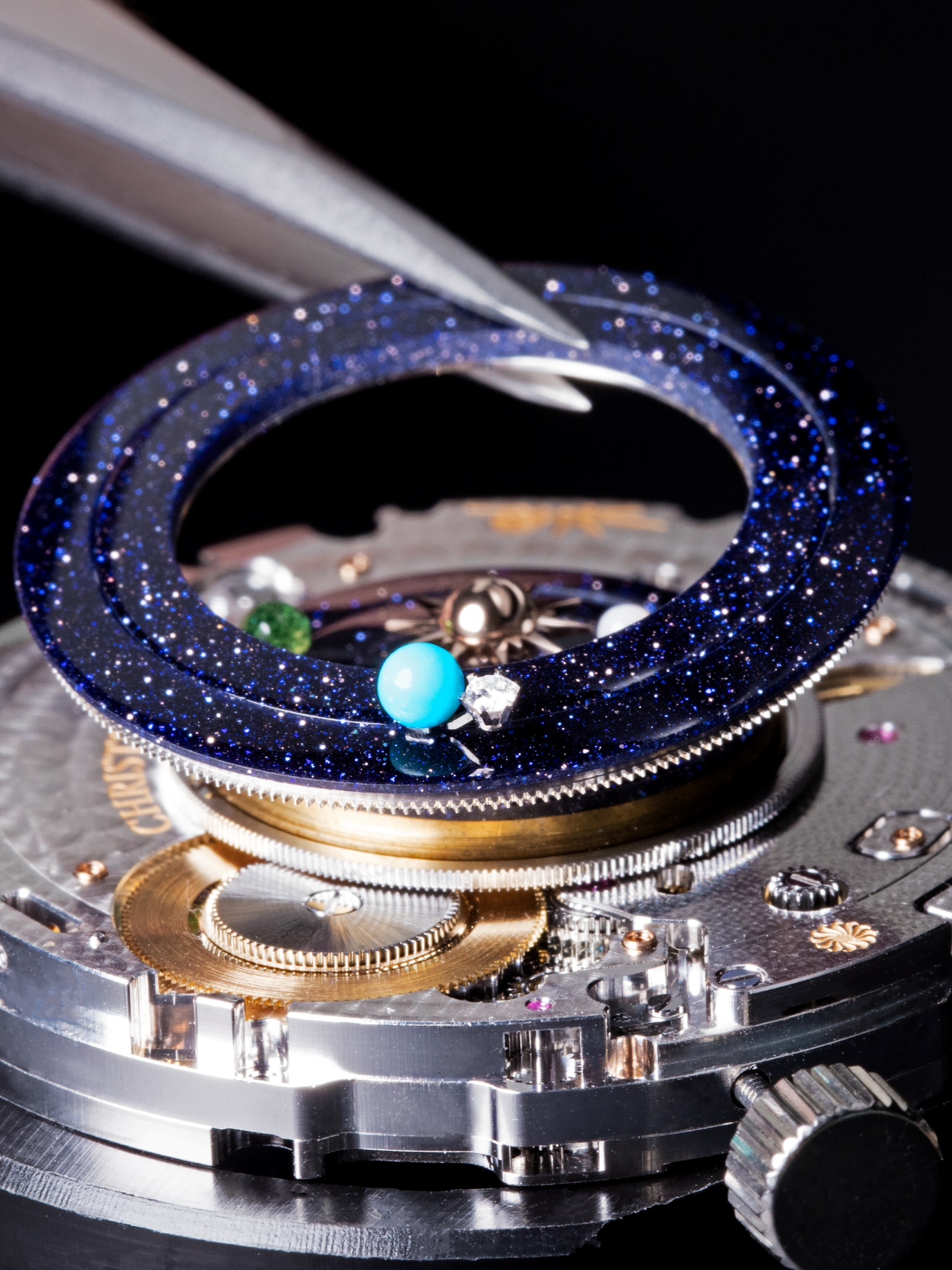 Lady Arpels Planétarium watch, Poetic Complications Collection, Van Cleef & Arpels.