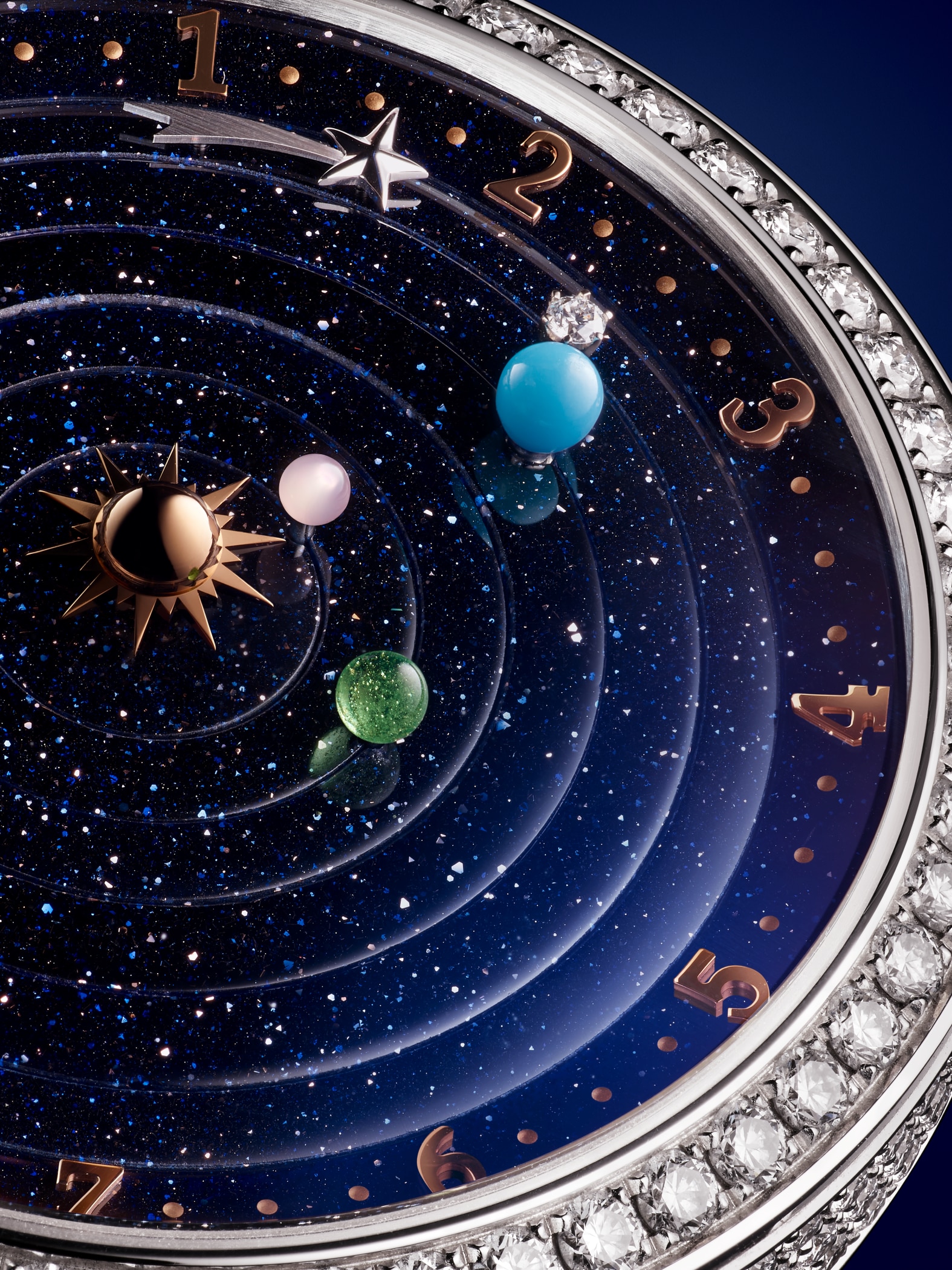 Lady Arpels Planétarium watch, Poetic Complications Collection, Van Cleef & Arpels.